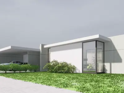 small one bedroom house 3D model