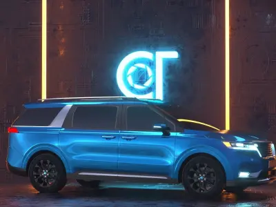 KIA carnival 2022 3d model 3D model