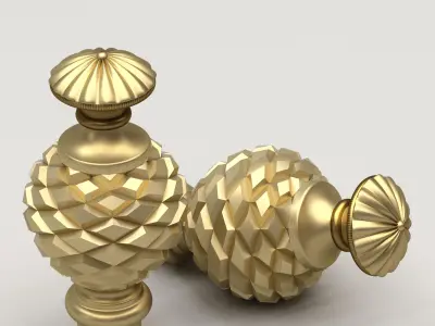 Carved Finial 3D model
