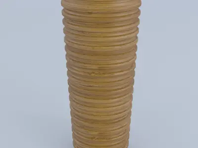 Wooden Decoration 3D model