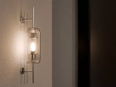 light fixture Low-poly 3D model