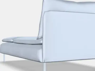 SODERHAMN Lounge chair 5 Low-poly 3D model
