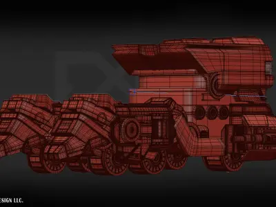 Transformers One Optimus Prime Cybertron Vehicle Form 3D model