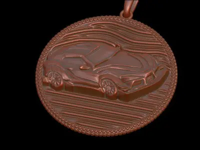 Swift Car Pendant 3D print model