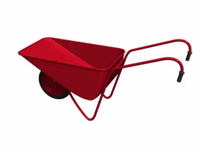 wheelbarrow Free 3D model
