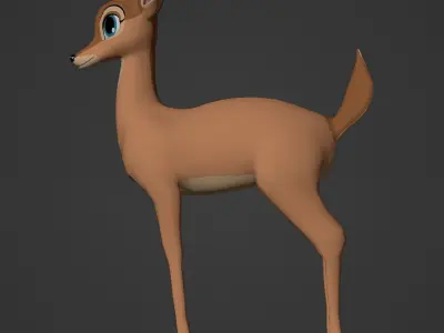 Adult Faline Model 3D model