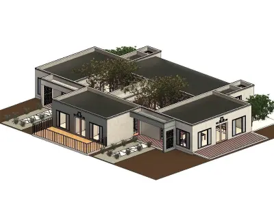 3 Bedroom Modern villa 3D model