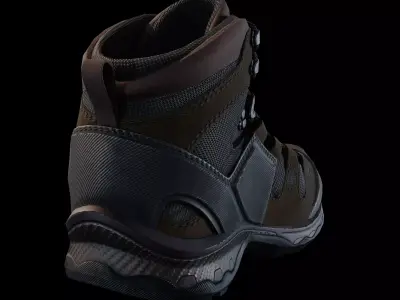 salomon military shoes Low-poly 3D model