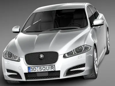 Jaguar XF 2013 3D model