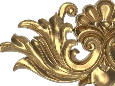 decorative pattern ready for 3D printing 3D model