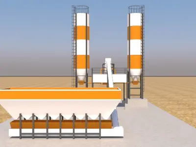 Concrete Plant 3D model