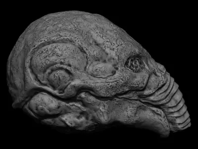 3D PRINTABLE PROMETHEUS ANCIENT ENGINEER HELMET NOT OPENABLE 3D print model