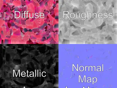 Elastic Stretch Band for Versatile Exercises Low-poly 3D model