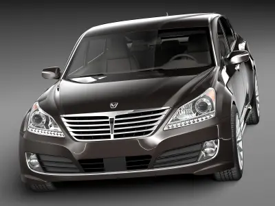 Hyundai Equus 2014 3D model
