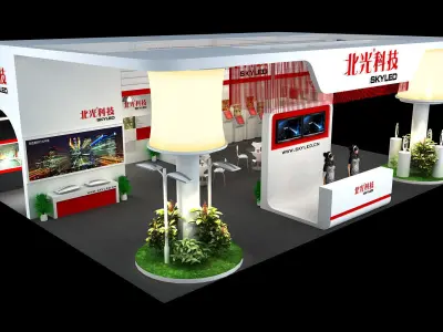 Exhibition - Area - 13X9-3DMAX2012-04 3D model