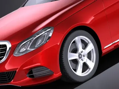 Mercedes E-class Estate 2015 VRAY 3D model