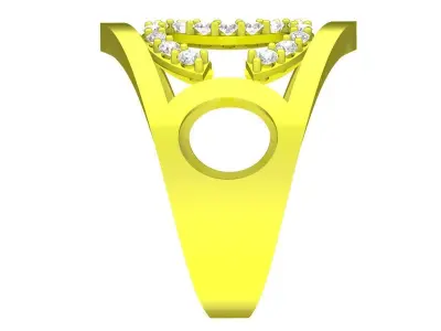A5631 Luxury Fashion Diamond Women Ring 3D print model