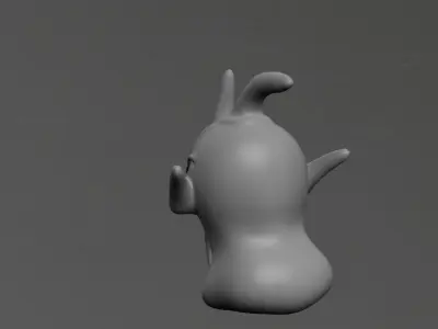 Dragon bunny head 3D model