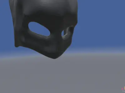 Batman Mask V4 3D model
