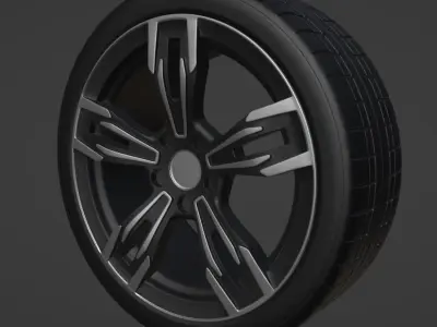 RIM and TIRE 3D print model
