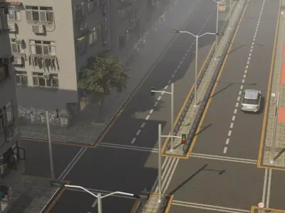 Large Urban City 3D model