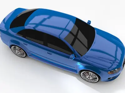 Audi RS4 2006 3D model