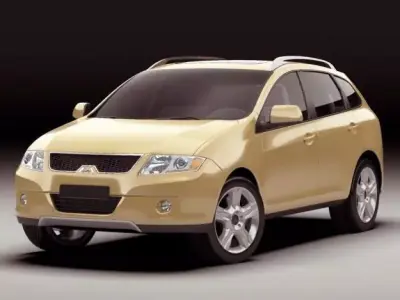 Generic Modern SUV 3D model