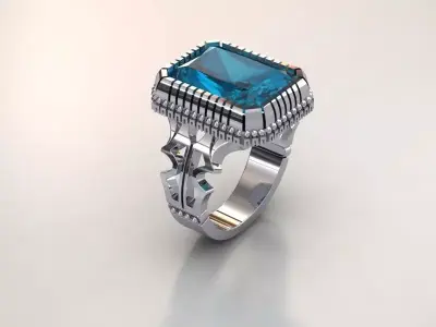 men ring size 65 3D print model