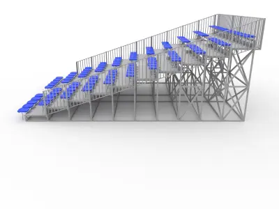 Bleachers 26 3D model