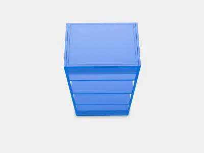 PLATSA Open shelving unit 3D model