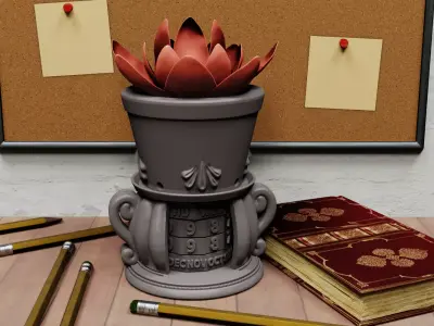 flower Calendar 3D print model
