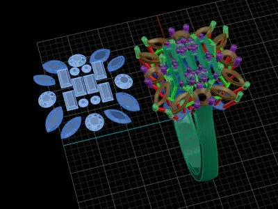 jewelry ring 289 3D print model