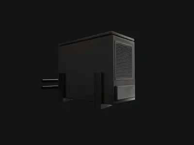 Air conditioning Low-poly 3D model