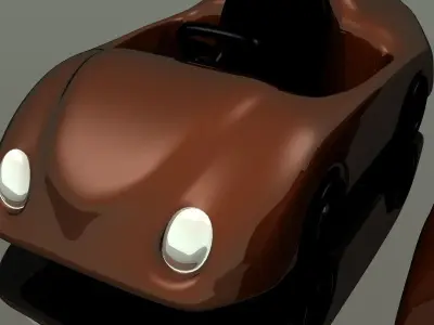 Toy Race Car 3D model