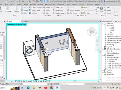 facade layout  3D model
