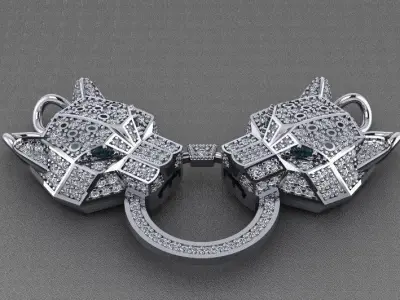 Golden Leopards  3D print model