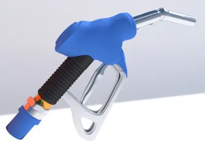 Fuel Bowser and Pump 3D model