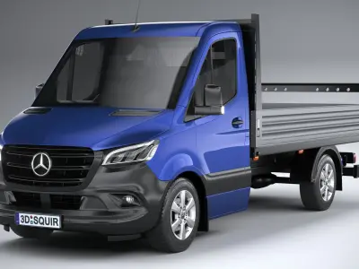 Mercedes-Benz Sprinter Pickup short 2025 3D model