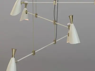 Duke Chandelier v2 by DelightFULL 3D model