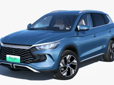 2024 BYD Song Pro SEALION5 dm-i with interior 3D model