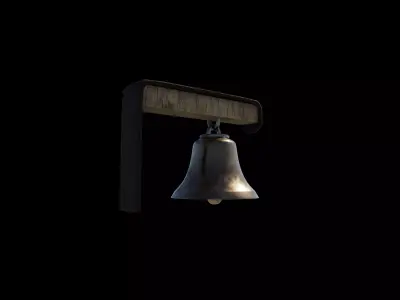  antique bell 3D model