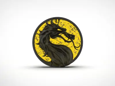Mortal Kombat Wall Hanger  3D print model