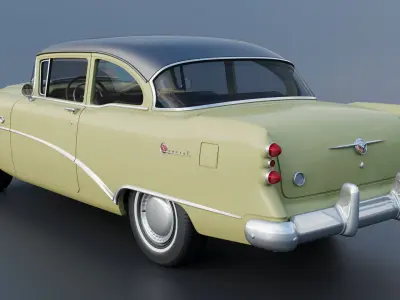 Buick Special 2-Door Sedan 1954 3D print model