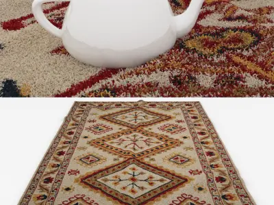 Rugs No 183 Low-poly 3D model
