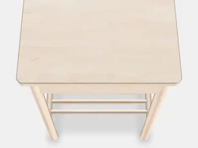 BJORKSNAS Bedside table 1 3D model