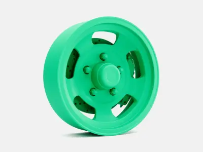 15x5 15x7 15x8 15x10 US Indy Mag Wheels and Brake 3D print model
