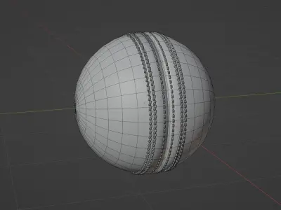 Cricket ball 3d Model Free 3D model
