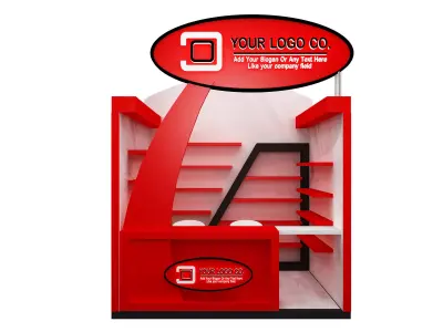 Booth Exhibition Stand a522b 3D model