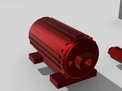 12 Piece Fuel system set AN fittings fuel pumps fuel regulators 3D print model