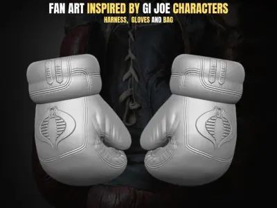 Big Boa Kit for Action Figures 3D print model